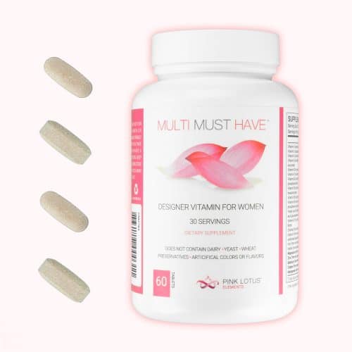 multi must have bottle with tablets