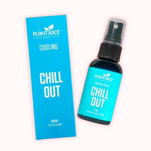 Menopause Chill Out Spray Refreshing & Pure Essential Oils Pink