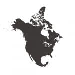 outline of north america