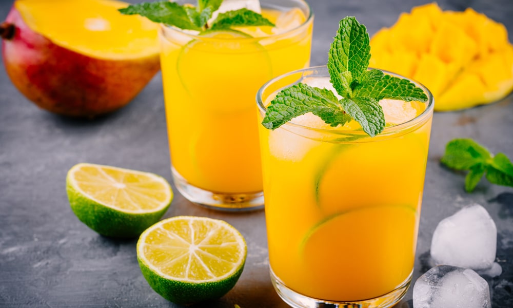 cancer kicking kitchen mango mule with mint and lime