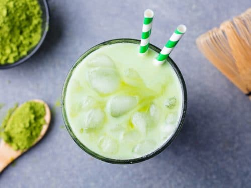 Easy Iced Matcha Latte - Amy's Nutrition Kitchen