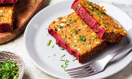 Meatless Meatloaf - Pink Lotus Power Up