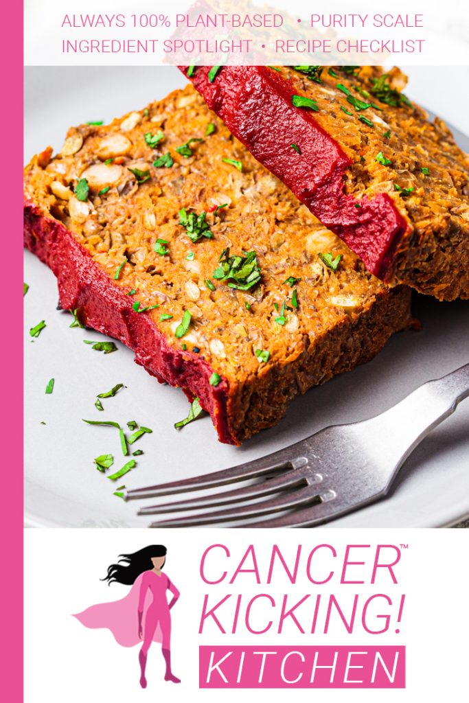 Meatless Meatloaf Pink Lotus Power Up