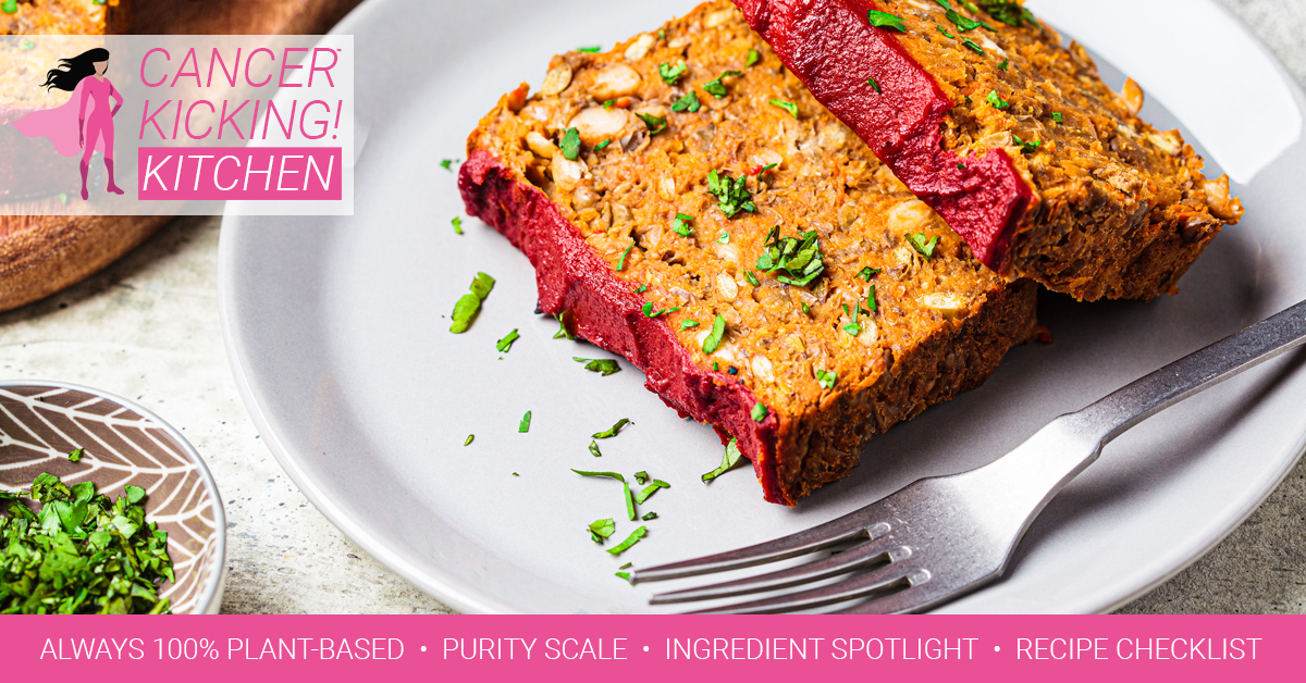 Meatless Meatloaf Pink Lotus Power Up