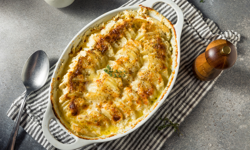 Spudtacular Vegan Scalloped Potatoes 